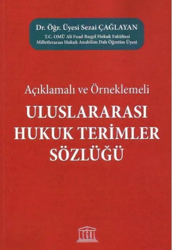 Uluslararası Hukuk Terimler Sözlüğü