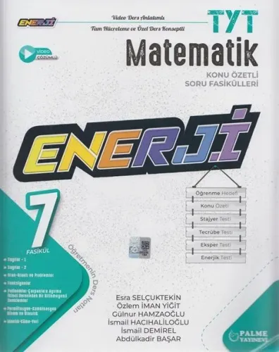 Palme Yayınları TYT Matematik Enerji Konu Özetli Soru Fasikülleri