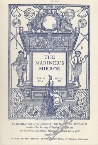 The Mariner's Mirror - No: 3  Vol: 62     August