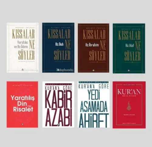 Mehmet Okuyan Kitaplığı 8 Kitap Set (Geniş Açıklamalı Kur'an Meali ve Tüm Kitapları)