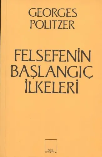 Felsefenin Başlangıç İlkeleri