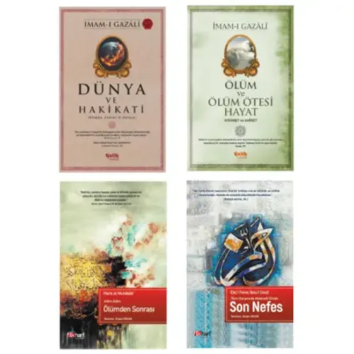 İmam-ı Gazali Seti Dünya Ve Hakikati-Kıyamet Ve Ahiret-Ölümden Sonrası-Son Nefes 4'lü Set