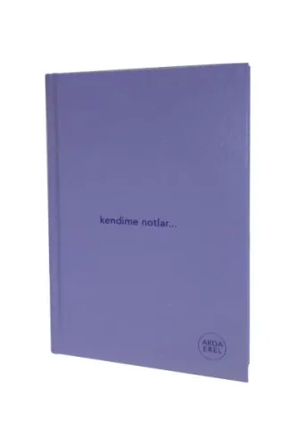 Kendime Notlar Arda Erel Defter - Lila