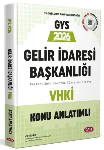 Data Yayınları 2026 Gelir İdaresi Başkanlığı VHKİ GYS Konu Anlatımlı