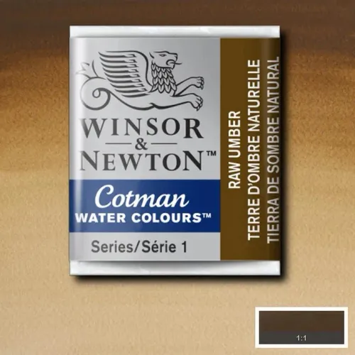 Winsor & Newton Cotman Sulu Boya Yarım Tablet Raw Umber 554