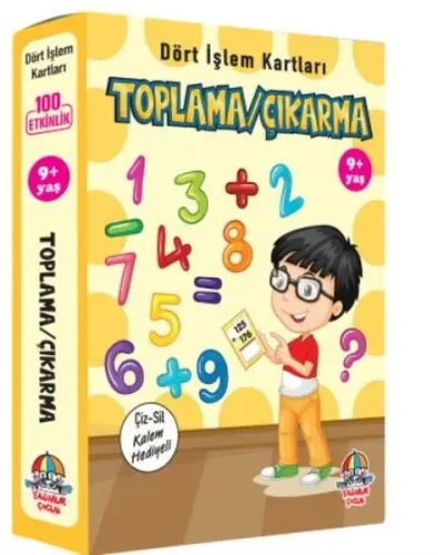 Dört İşlem Kartları - Toplama/Çıkarma (9+ Yaş) Yağmur Çocuk 9786052185490