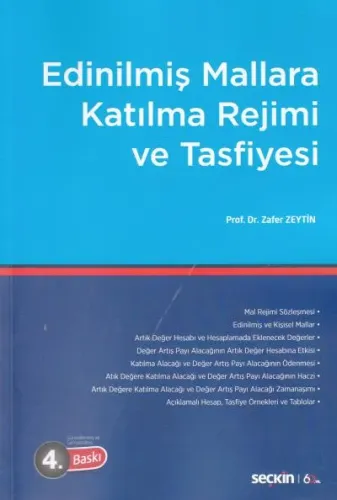 Edinilmiş Mallara Katılma Rejimi ve Tasfiyesi