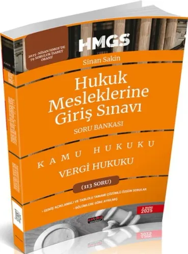 Savaş Yayınları 2025 HMGS Vergi Hukuku Soru Bankası