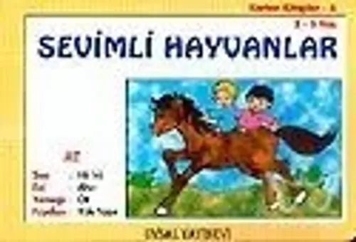Karton Kitap-6-Sevimli Hayvanlar; (2-5 Yaş)