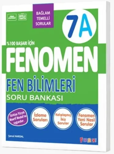 Fenomen 7. Sınıf Fen Bilimleri Soru Bankası A