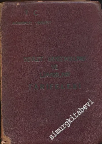 Devlet Denizyolları ve Limanları Tarifeleri - 11 Kitapçık