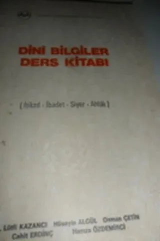 Dini Bilgiler Ders Kitabı