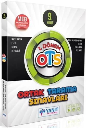 Yanıt Yayınları 9. Sınıf 1. Dönem Ortak Tarama Sınavları