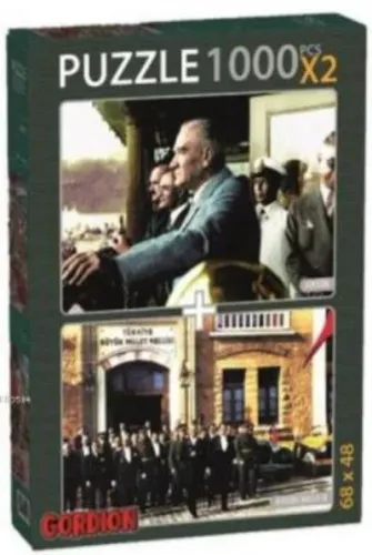 Atatürk-Atatürk Mecliste 2 X 1000 Puzzle