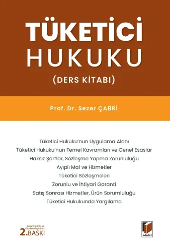 Tüketici Hukuku Ders Kitabı