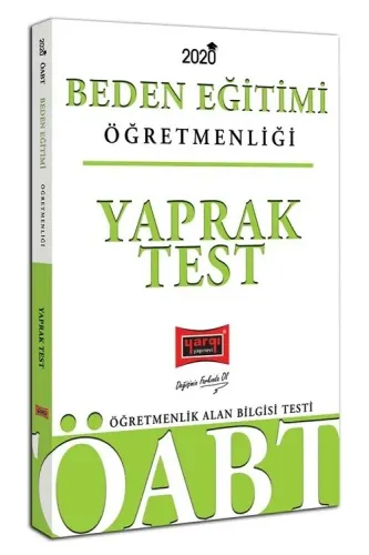KELEPİR Yargı 2020 ÖABT Beden Eğitimi Öğretmenliği Yaprak Test