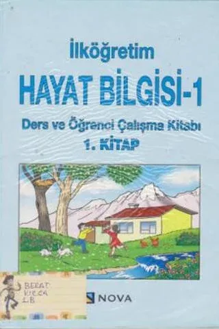 1. Sınıf Hayat Bilgisi Ders ve Öğrenci Çalışma Kitabı 1. Kitap