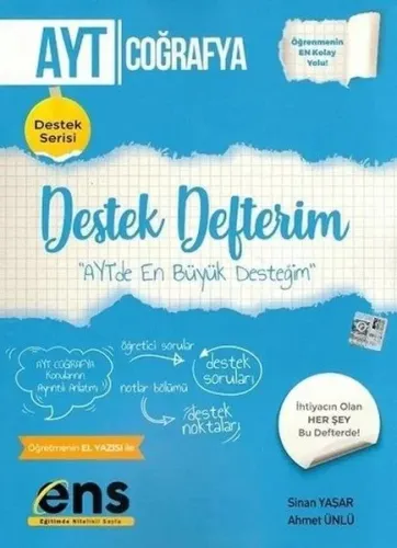 ENS Yayıncılık AYT Coğrafya Destek Defterim