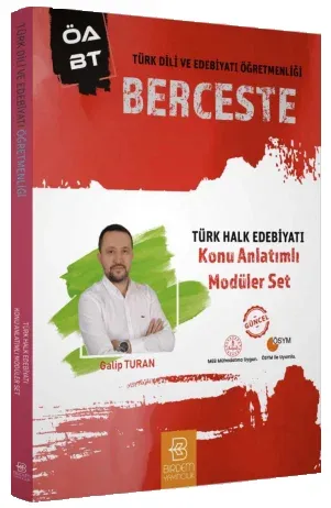 Berceste Akademi 2025 ÖABT MEB-AGS Türk Dili Edebiyatı Öğretmenliği Türk Halk Edebiyatı Konu Anlatımı