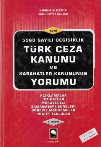 Türk Ceza Kanunu ve Kabahatler Kanunu Yorumu
