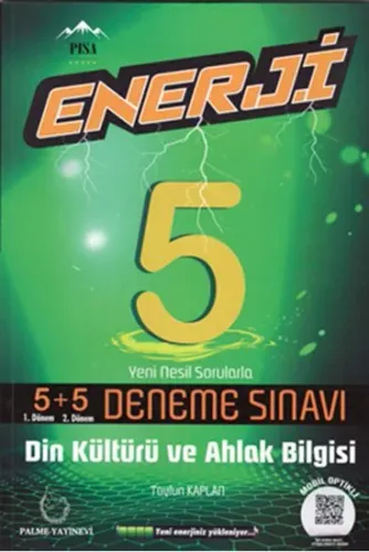 Palme Yayınları 5. Sınıf Din Kültürü ve Ahlak Bilgisi 5 + 5 Deneme Sınavı