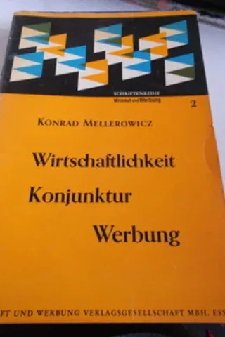 Wirtschaftlichkeit Konjunktur Werbung