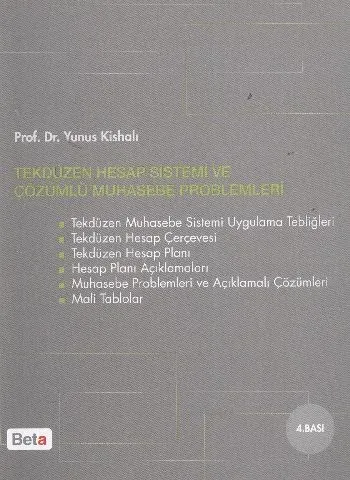 Tekdüzen Hesap Sistemi ve Çözümlü Muhasebe Problemleri (Cep boy)