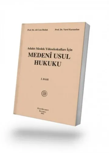 Medeni Usul Hukuku Ali Cem Budak