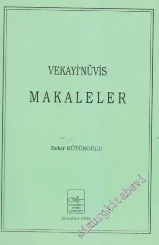 Vekayinüvis - Makaleler -        1994