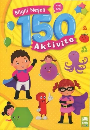 Bilgili Neşeli 150 Aktivite 4-6 Yaş