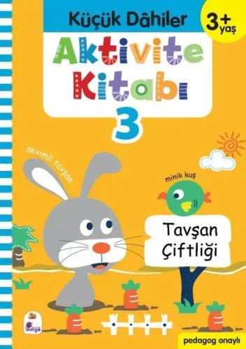 Küçük Dahiler Aktivite Kitabı 3 – 3+ Yaş; Pedagog Onaylı