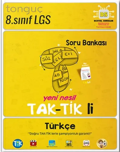 Tonguç Akademi 8. Sınıf Türkçe Taktikli Soru Bankası