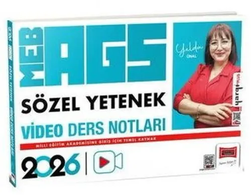Yargı Yayınları 2026 MEB-AGS Öğretmen Adayları İçin Sözel Yetenek Video Ders Notları