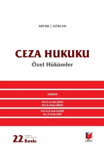 Ceza Hukuku (Özel Hükümler)