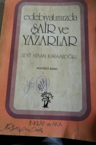 Edebiyatımızda Şair ve Yazarlar