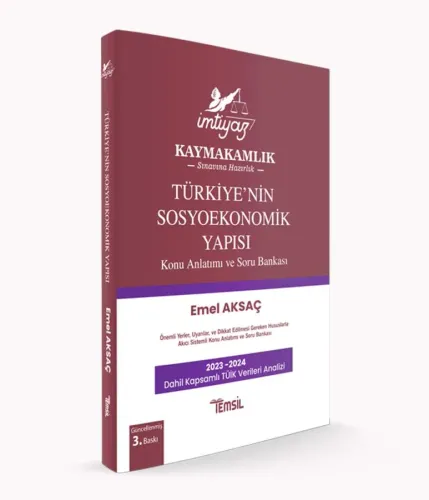 Türkiye'nin Sosyoekonomik Yapısı Konu Anlatımı-Soru Bankası