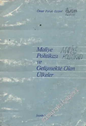 Maliye Politikası ve Gelişmekte Olan Ülkeler -