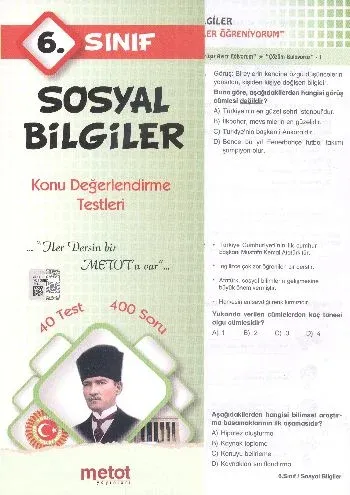 6. Sınıf Sosyal Bilgiler Konu Değerlendirme Testleri Kolektif