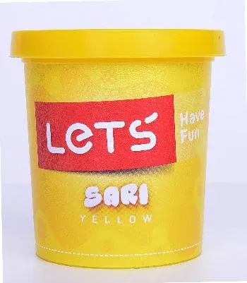 Lets Tek Renk Oyun Hamuru Neon Sarı 150Gr / L8340-17