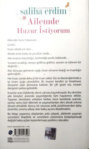 Ailemde Huzur İstiyorum Saliha Erdim Hayat Yayıncılık