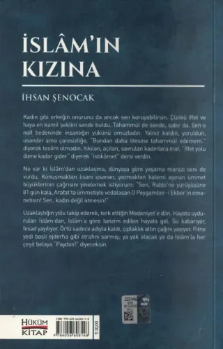 İslam'ın Kızına İhsan Şenocak Hüküm Kitap %60 indirimli