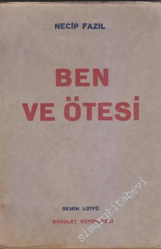 Ben ve Ötesi 1929 - 1931 - 1932