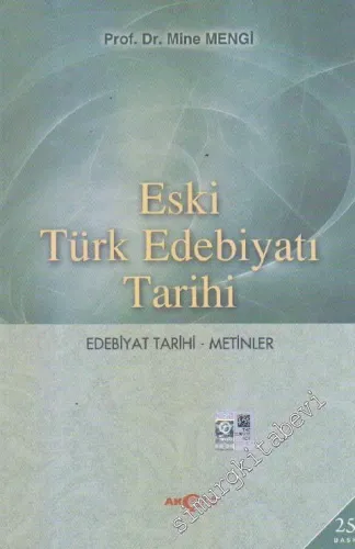 Eski Türk Edebiyatı Tarihi: Edebiyat Tarihi - Metinler -         2018