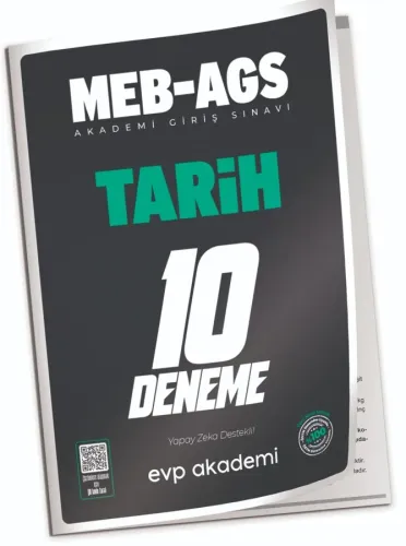 EVP Akademi 2025 MEB-AGS Tarih 10 Deneme Çözümlü