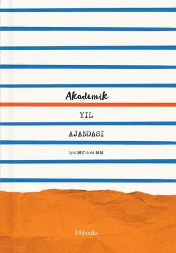 Çizgili Akademik Yıl Ajandası 2017 2018