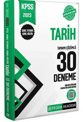 2023 KPSS Genel Kültür Genel Yetenek Tarih 30 Deneme