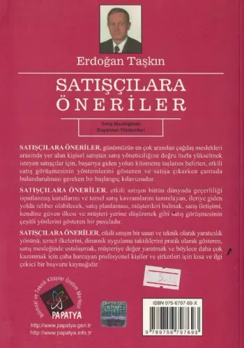 Satışçılara Öneriler Erdoğan Taşkın Papatya
