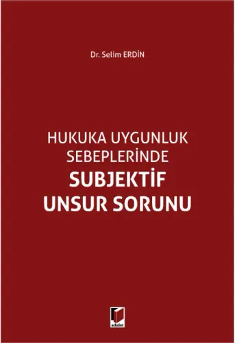 Subjektif Unsur Sorunu