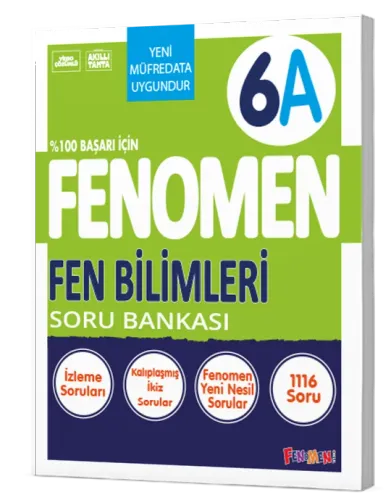 Fenomen 6. Sınıf Fen Bilimleri Soru Bankası A