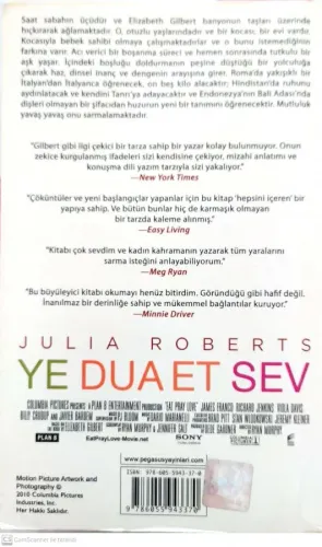 Ye Dua Et Sev(Cep Boy) Elızabeth Gılbert Pegasus Yayıncılık %48 indiri
